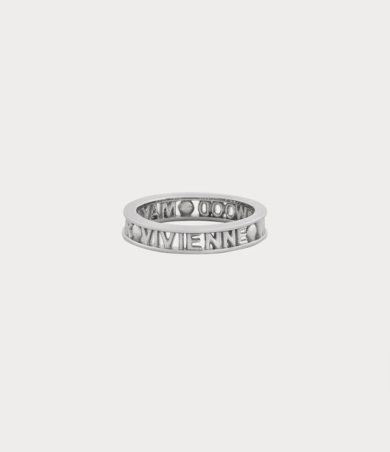 Vivienne Westwood Westminster Ring in Rhodium(925)